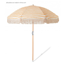 Portable Beach Advertising Umbrella Custom Printing Beach Umbrella Anti UV Sun Umbrella